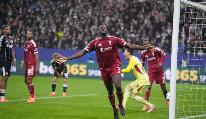 Liverpool Crush Frankfurt to End Losing Streak