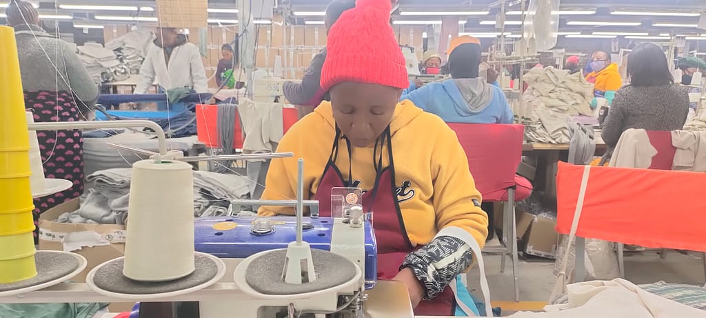 A factory worker at Textile-Company-in-Maseru-News-Central-TV.jpg