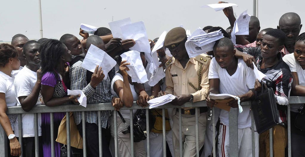 unemployment nigeria (news central tv)