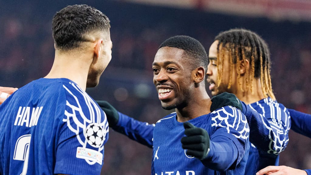 Dembele Hits Hat-Trick Again as PSG Crush Brest 5-2