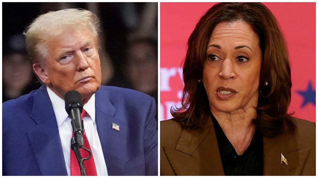 Harris Criticises Trump Over Military Threat Against 'Enemy From Within'