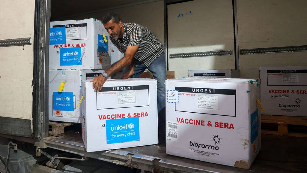 Israel, Hamas Agree on Zoned Ceasefires for Gaza Polio Vaccinations, WHO Reports