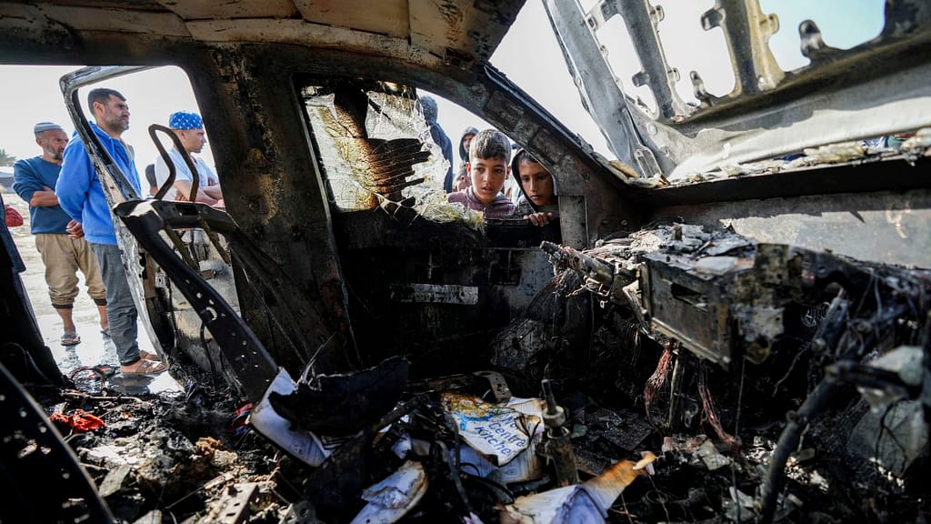 Israeli Air Strike (News Central TV)