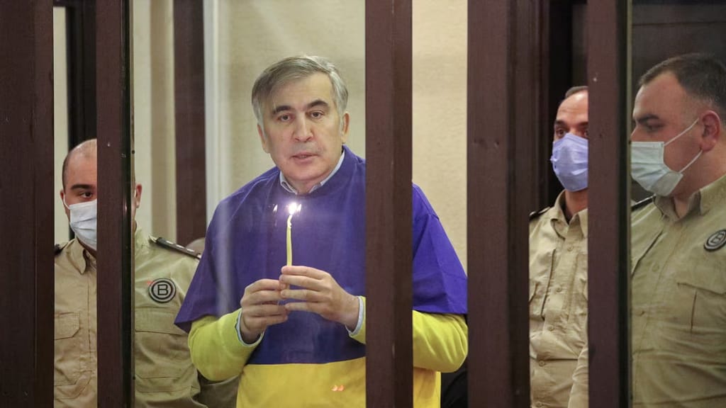 Georgia ex-president Saakashvili (News Central TV)
