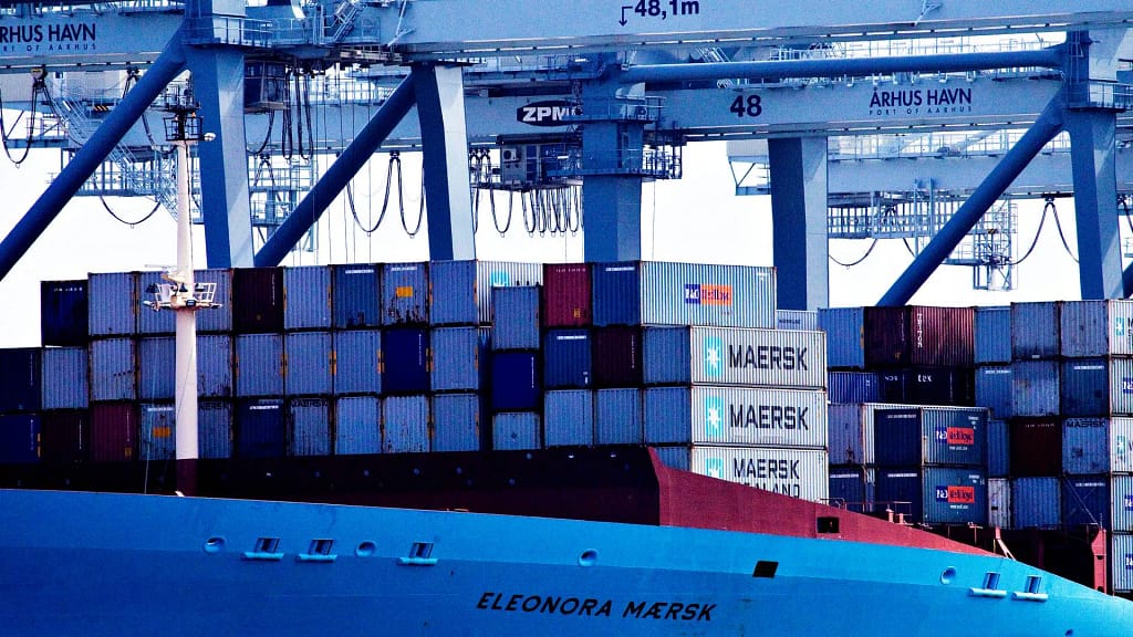 Shipping Giant Maersk, Flags Uncertainty as Trade War Threatens Growth