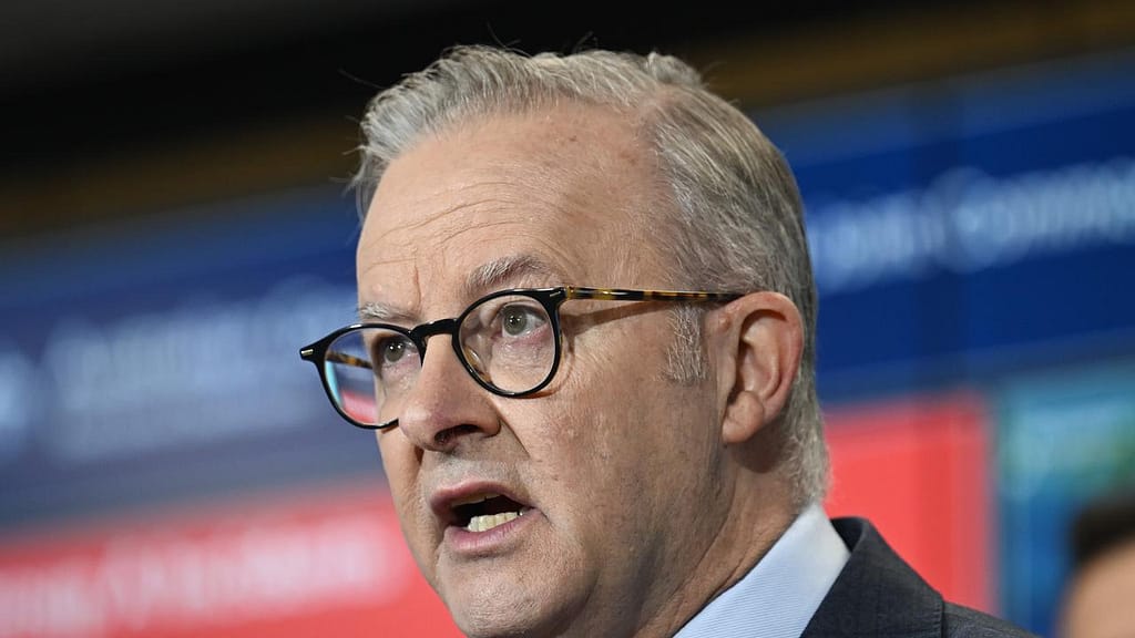 Australian Prime Minister Anthony Albanese (News Central TV)