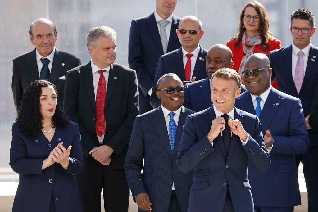 Macron Urges Against Double Standards in Global Conflicts at Francophonie Summit