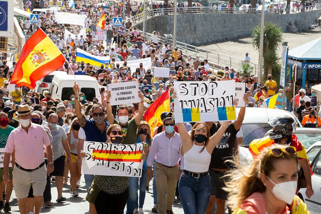 Thousands Protest in Canary Islands Against Rising Migrant Arrivals