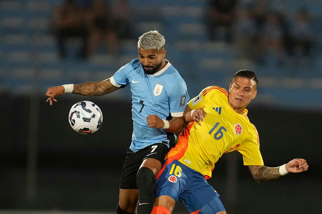 Uruguay Edge Colombia 3-2 with Ugarte’s Stoppage-Time Stunner