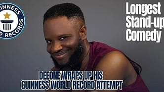 DeeOne Sets New 52-Hour Comedy Record Attempt