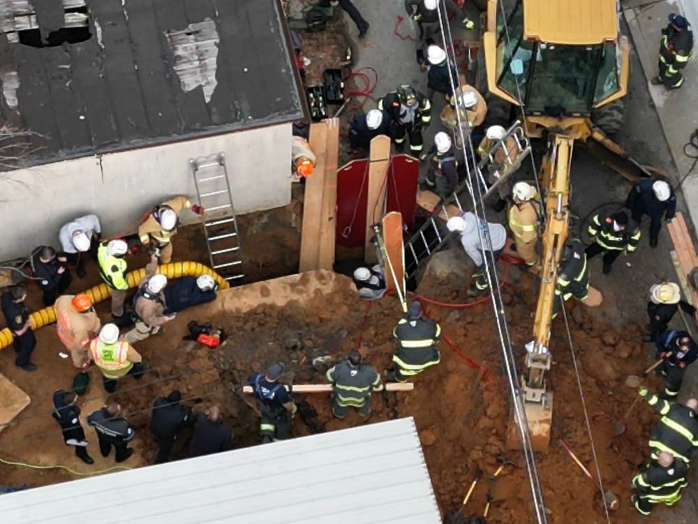 Man Rescued After Eight Hours Trapped in Collapsed Serbian Trench
