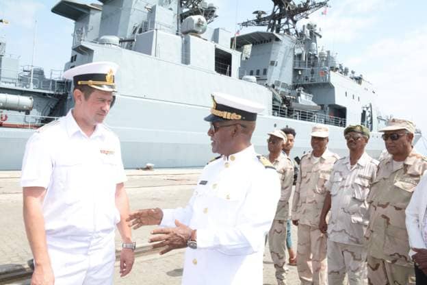 Russian Warship Docks in Eritrea Port